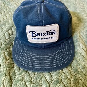 Brixton Grade Snapback Hat — Denim